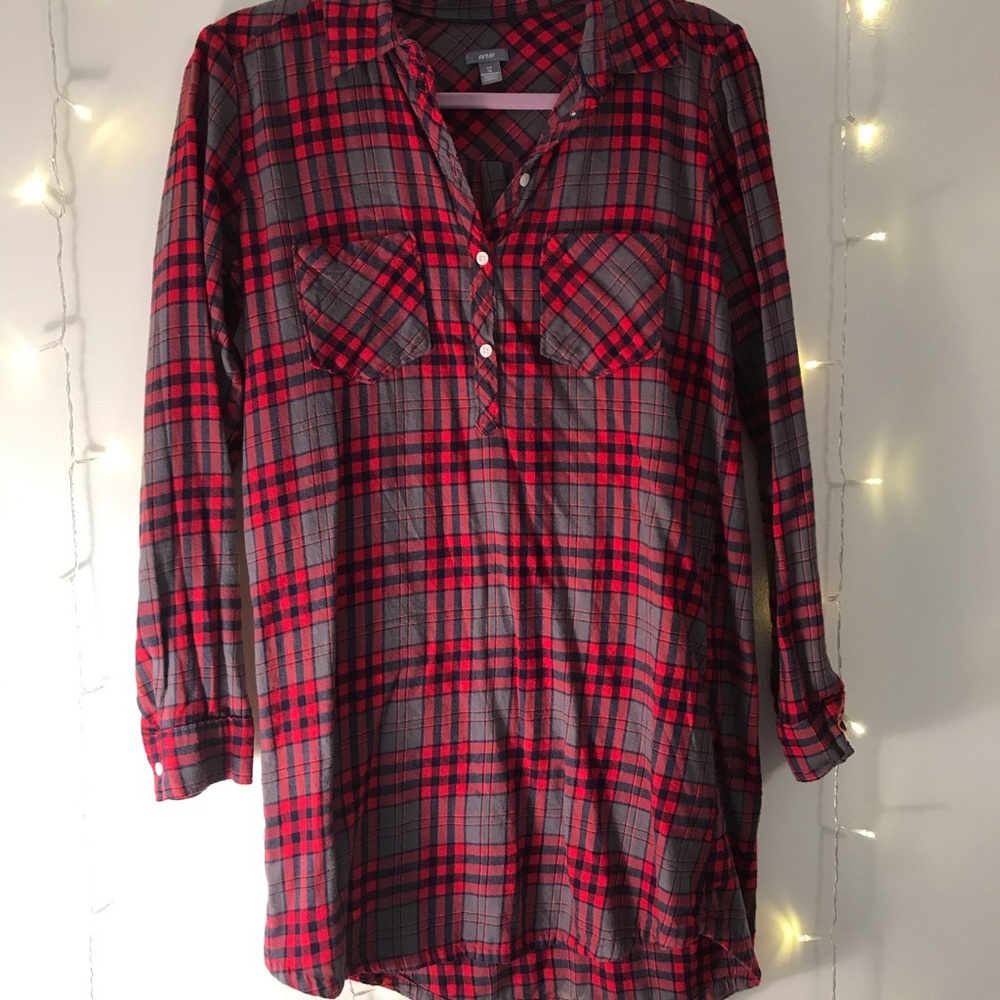 Aerie flannel casual dress size S